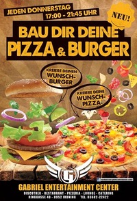 Kreiere Deinen Wunsch-Burger oder Pizza!