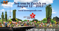 Street Parade 2017 - LOVE never dies@Seebecken Zürich