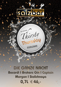 Thirsty Thursday @Salzbar@Salzbar