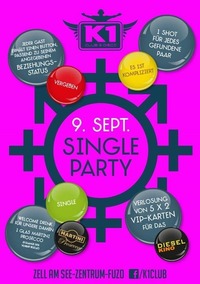 K1 Club Zell am See Single Party! - 09.09.2017 - K1 CLUB