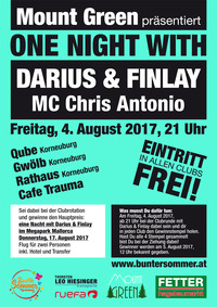 One Night with Darius & Finlay@Hauptplatz Korneuburg