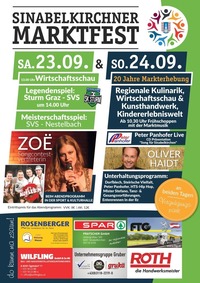 Sinabelkirchner Marktfest@Sport- und Kulturhalle Sinabelkirchen