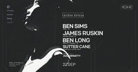 Techno.Deluxe X Zuckerwatt w/ Ben Sims / James Ruskin / Ben Long@Grelle Forelle
