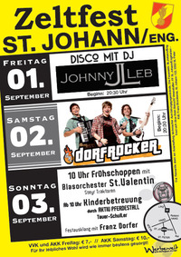 DORFROCKER beim Zeltfest der FF St.Johann/Eng.