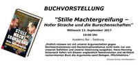 Stille Machtergreifung – Hofer, Strache und die Burschenschaften