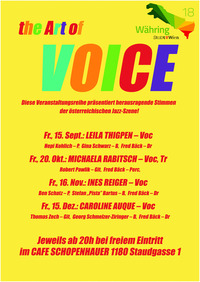 The ART OF VOICE feat. Leila Thigpen@Cafe Schopenhauer