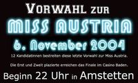 Vorwahl zur Miss Austria@Disco Sachs