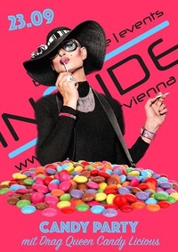 Candy Party mit Drag Queen Candy Licious