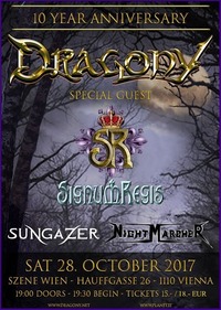 28.10.2017 Dragony 10 Year Anniversary Show + Special Guests