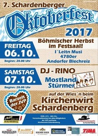 7. Schardenberger Oktoberfest@Kirchenwirt