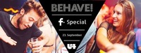 Behave! Zusagen & Eintritt sparen