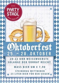 Oktoberfest im Partystadl vom 25.10.-28.10.2017