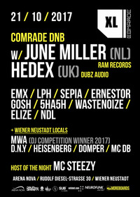 COMRADE XL - ARENA NOVA w/ JUNE MILLER, HEDEX and many more..@Arena Nova