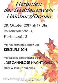 Herbstfest FFW Hainburg@Feuerwehrhaus