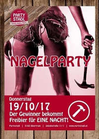 Nagelparty im Partystadl