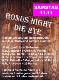 Bonus Night  die 2te