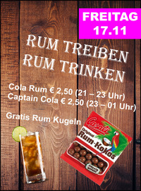 Rum Treiben Rum Trinken@Manglburg Alm