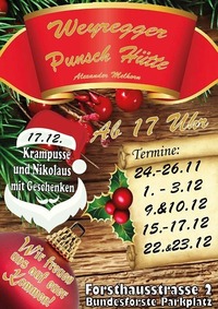 Weyregger Punsch Hütte 2017@zur Weyregger Punsch Hütte 