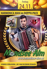 Harmonica Man im Doppelpack@Mondsee Alm