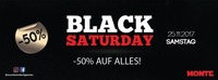 Black Saturday - 50% Auf ALLES@Monte