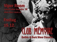 Club Mémoire - Gothic & Dark Wave Classics@Viper Room