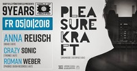 9 Years World of Techno with Pleasurekraft & Anna Reusch@Baby'O