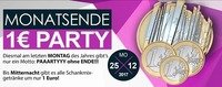 Monatsende 1€ Party@Bollwerk Klagenfurt