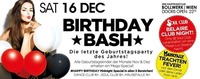 Samstag Birthday BASH – Die letzte Geburtstagsparty des Jahres