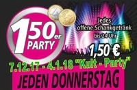 Jeden Donnerstag von 07dez bis 4Jänner@Partyshuppen Aspach