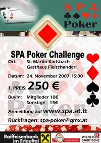 SPA Poker Challenge@Gasthaus Fleischhanderl