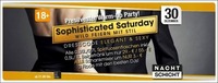 Sophisticated Saturday & Silvester Warm-Up@Nachtschicht