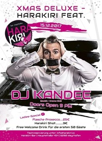 XMAS Deluxe – Harakiri FEAT. DJ Kandee (Munich – Crowns Club)@Harakiri Bar