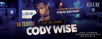 Cody Wise / It's my birthday / LIVE @theClub@Club Liberty