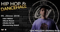 Hip Hop & Dancehall // One Million's Birthday Bash@Warehouse