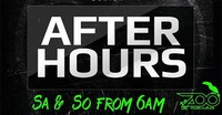 ★ Saturday Afterhour@The ZOO Music:Culture