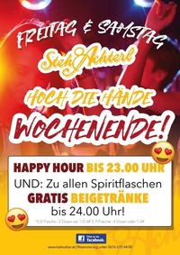 Hoch die Hände Wochenende!@Stehachterl