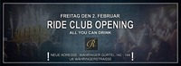 Ride Club Opening@Ride Club