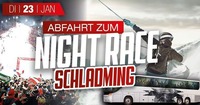 Abfahrt zum Night Race Schladming