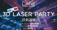 3D LASER PARTY @ Life Club@Life Club