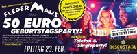 DEINE €50.- Geburtstagsparty@Fledermaus Graz