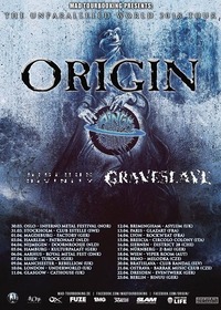 Origin, Rings Of Saturn, Hideous Divinity, Graveslave