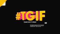 Thank God It's Friday!@Orange