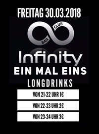 Infinity Ein mal Eins@Infinity Club Bar