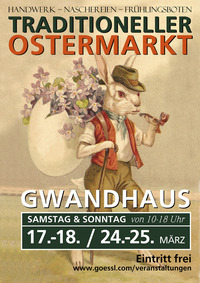Traditioneller Ostermarkt im Gwandhaus@Gwandhaus für Österreich und Bayern