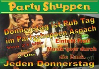 Donnerstag ist Pub Tag!