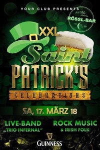 XXL ST.PATRICK‘S CELEBRATION - LIVE BAND - Rössl Bar Mondsee