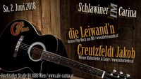 Schlawiner im Carina /w die Leiwand'n + Creutzfeldt Jakob@Café Carina