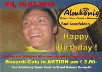 HAPPY Birthday@Almkönig