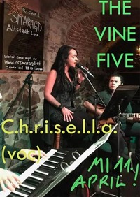 Chrisella mit ihrer Band The Vine Five