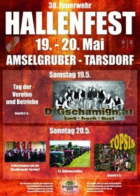 38. Tarsdorfer Hallenfest Frühschoppen mit Oldtimertreffen